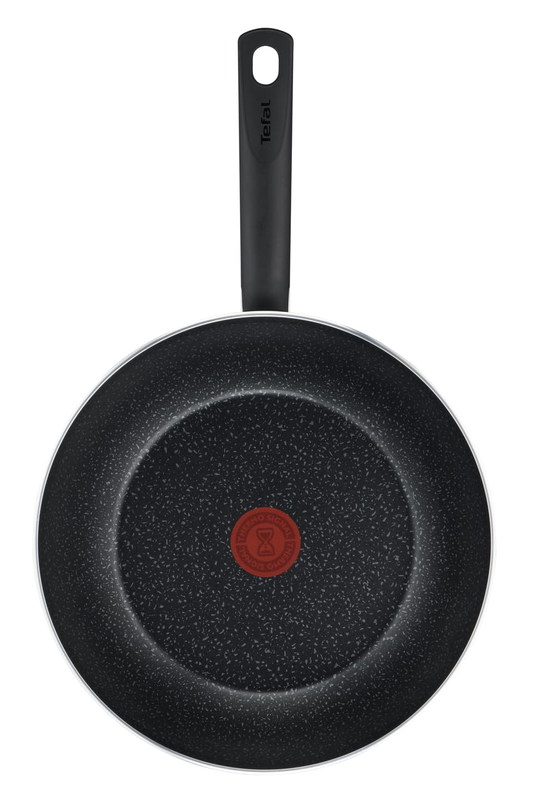 Tefal Patelnia wok Brut 28 cm | C28019 | THERMO-SIGNAL™ | zdrowe gotowanie | bezpieczna powłoka nieprzywierająca | przyjazna dla środowiska | wszystkie rodzaje kuchenek + nadaje się do kuchenek