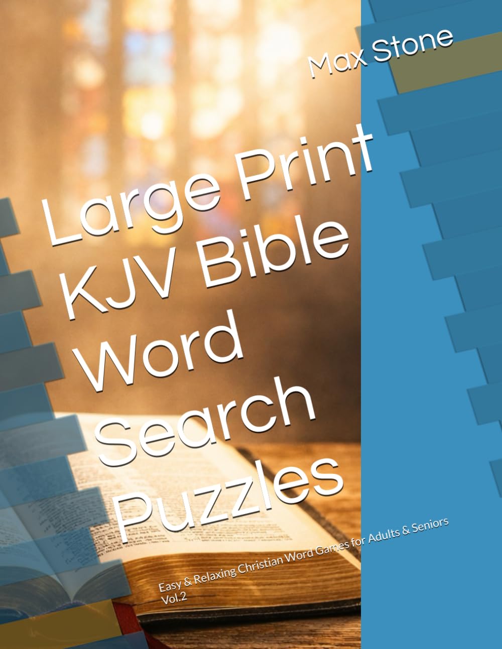Large Print KJV Bible Word Search Puzzles: Easy & Relaxing Christian Word Games for Adults & Seniors
