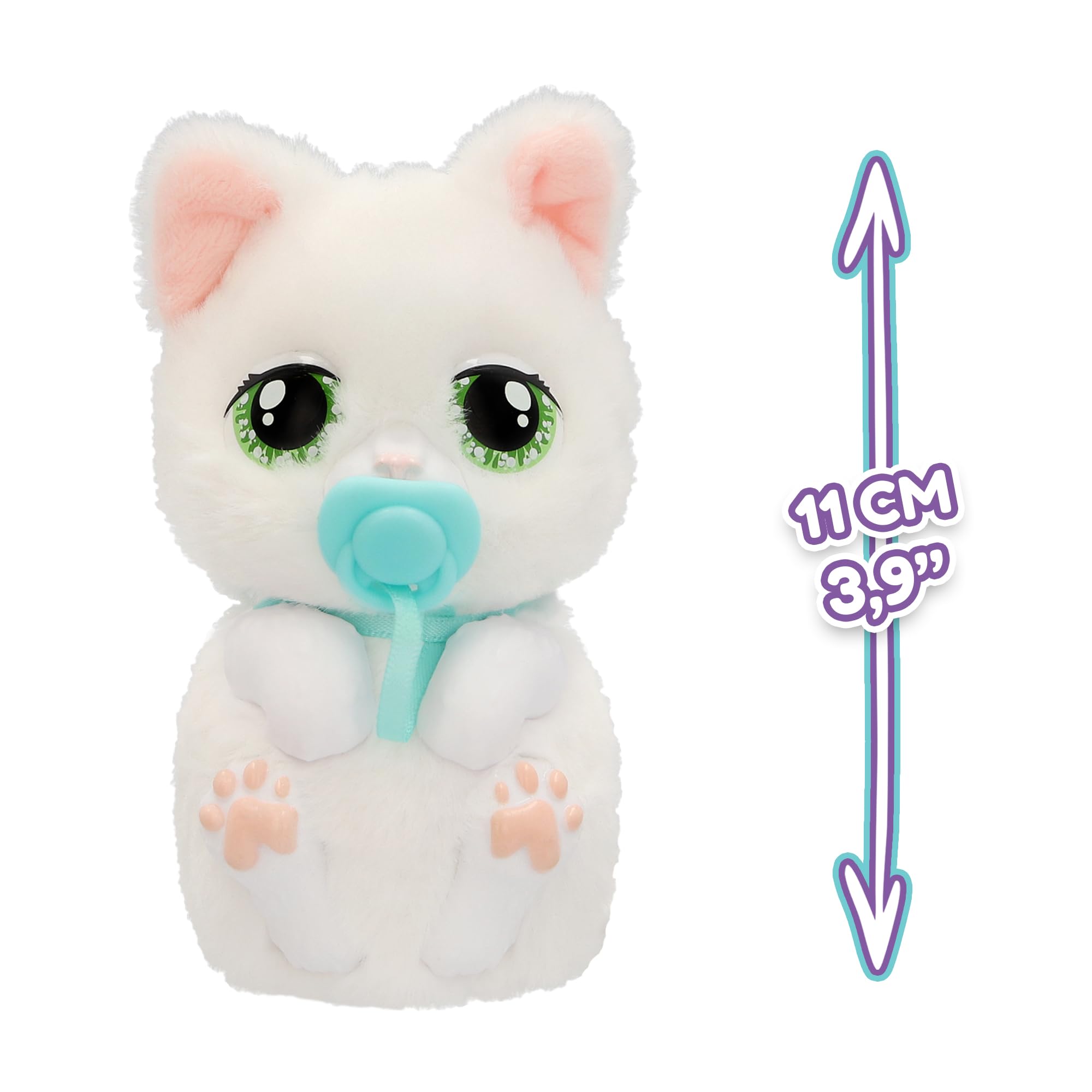 Baby Paws Just Born Gatito Mascotas INTERACTIVAS Mascota con Un Transportín Electrónico con Muchas Funciones A Partir de 3 Años - 3