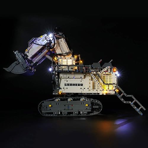 Miniatura 3 de Briksmax Kit de iluminación LED para Liebherr R 9800 - Compatible con el modelo de bloques de construcción Lego 42100 - No incluye el juego de Lego
