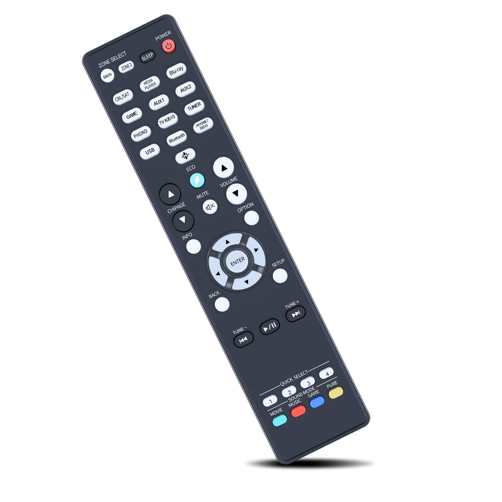 Amazon.com: MOVHEIYL RC-1244 RC1244 Remote Control Replacement for