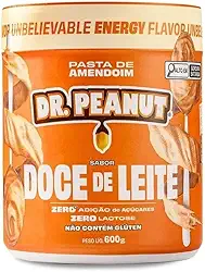 Pasta de Amendoim DR. Peanut Doce de Leite 600G - Com Whey Protein