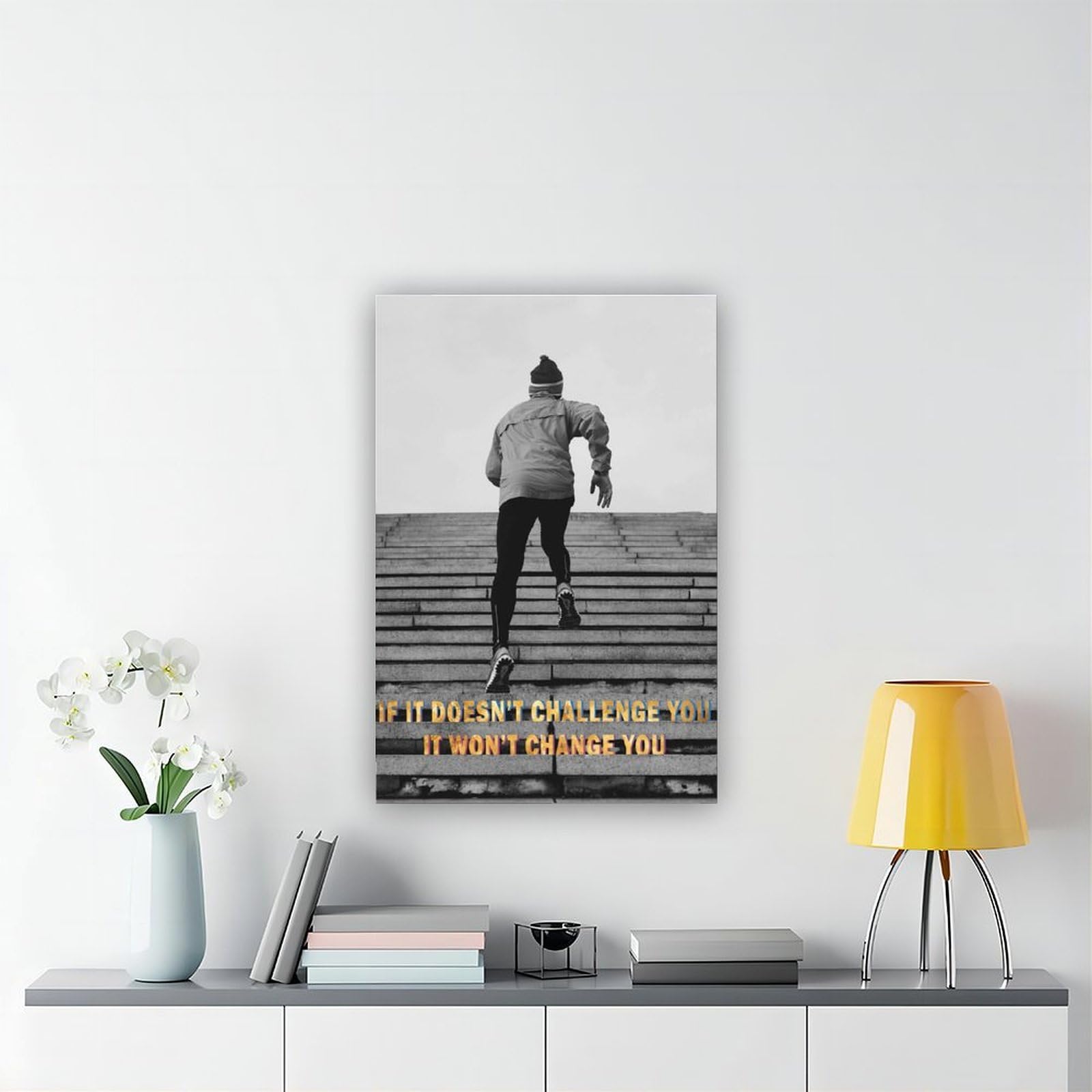 Poster motivazionali su tela, poster per soggiorno, decorazione regalo