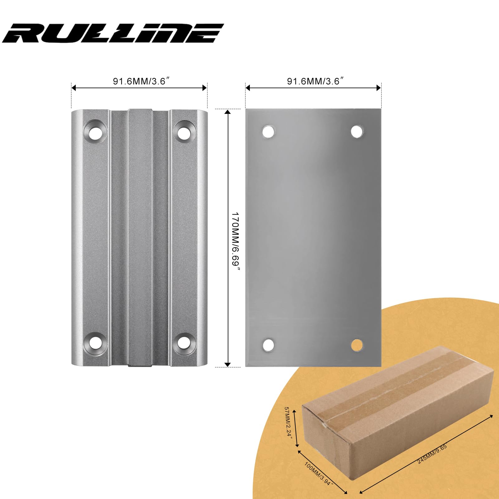 RULLINE Accesorios extraíbles para patas de mesa RV – Soporte de aleación de aluminio para mesas, soporte giratorio para caravanas, autocaravanas y yates (soporte)