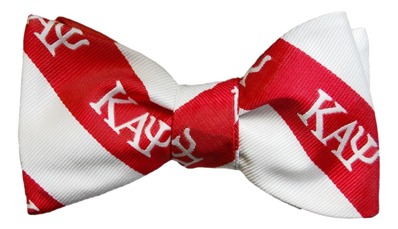Kappa Alpha Psi White Bow Tie w/Handkerchief