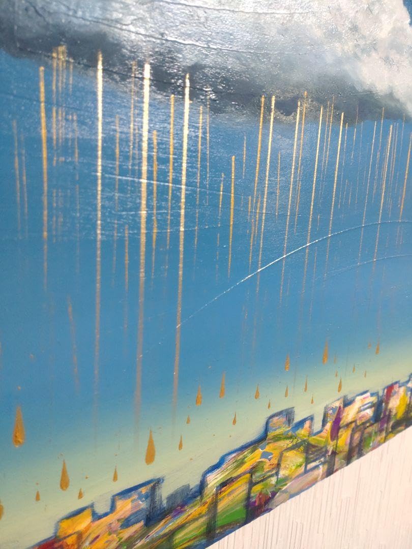 Amazon.co.jp: 油絵金色の雨作者サイン入り : 文房具・オフィス用品