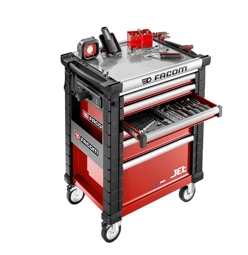 Facom JET.LA20 - Rampa de alimentación - Apto para Servantes JET y ROLL - Fácil instalación - Material resistente y duradero - Apto para uso profesional