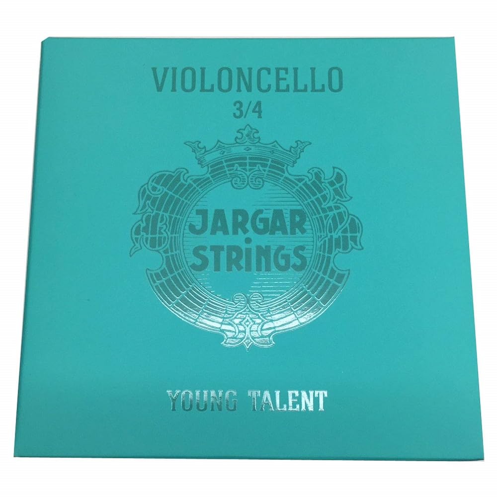 JARGAR "Young Talent" Juego de cuerdas para Violonchelo 3/4 Medium núcleo de acero; escala pequeña