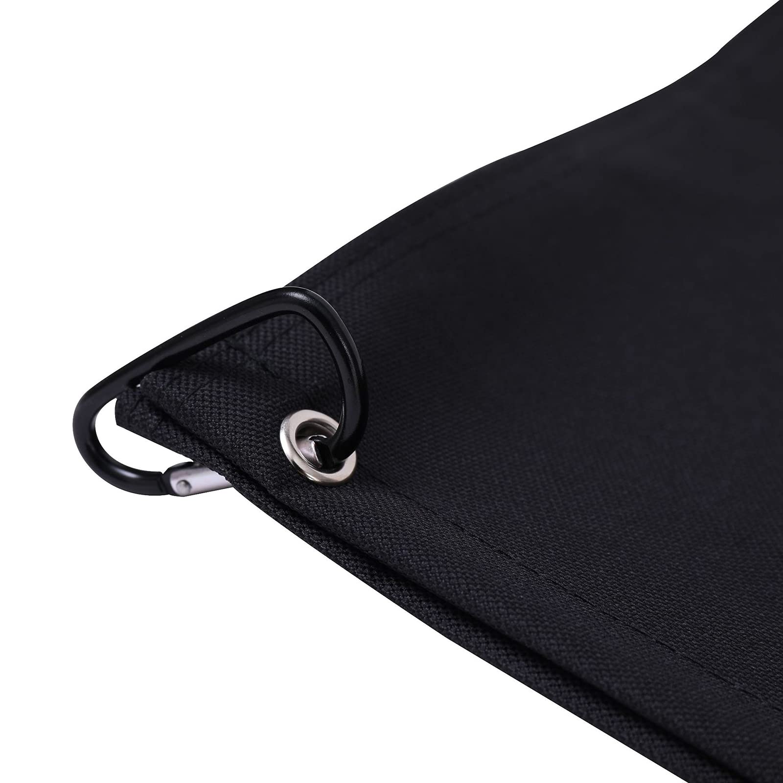 Bolsas de basura de lona resistente al agua para jardín, bolsas de recogida de hojas y hierba con asas, color negro, 140 x 140 cm, ideal para limpieza de patio y jardinería