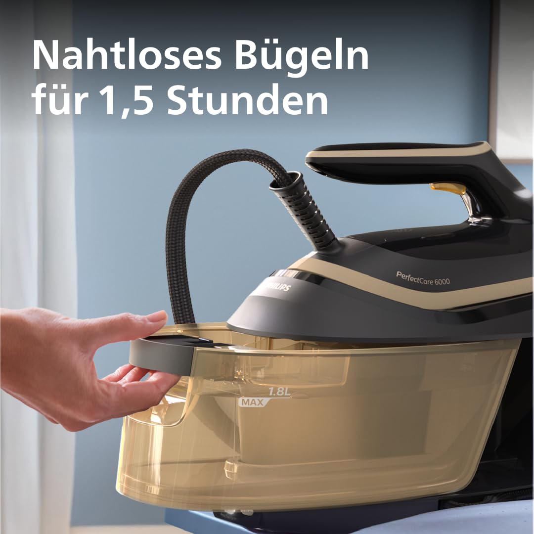 Philips PerfectCare 6000 Series Dampfbügelstation PSG6064/80, 1,8L Wassertank, SteamGlide Advanced