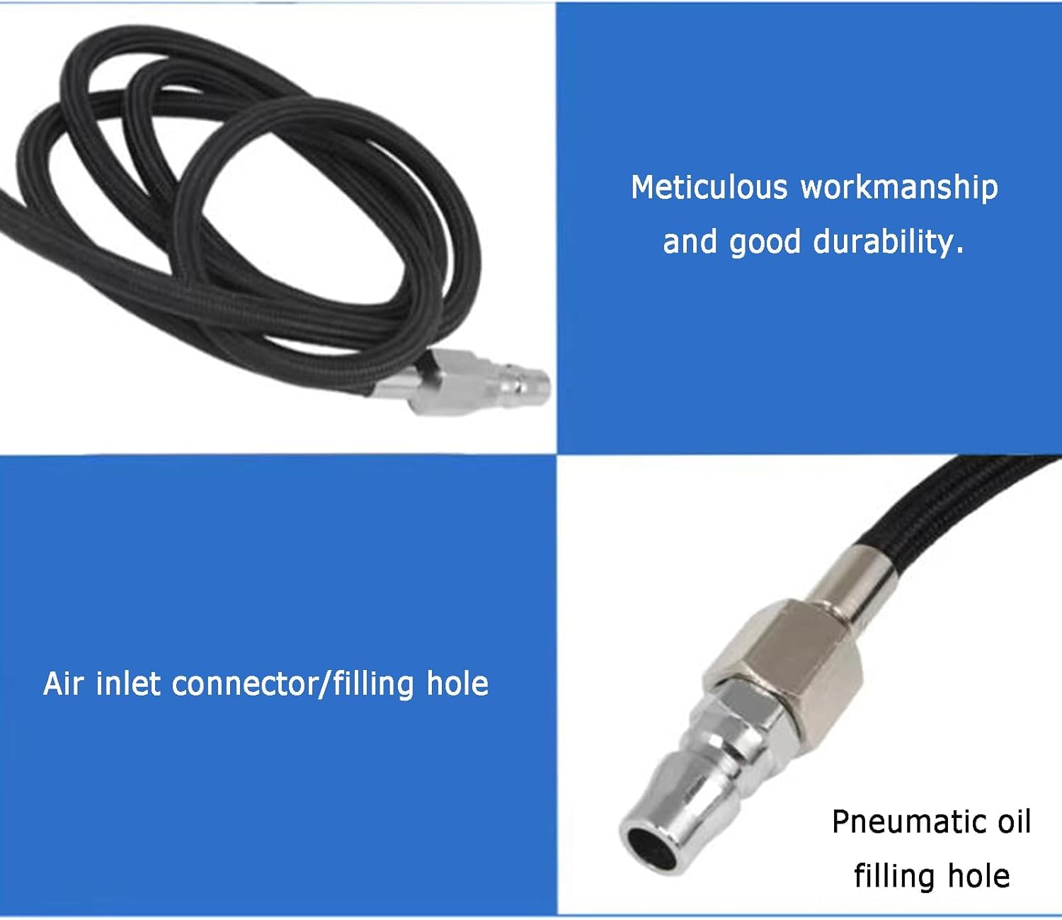 Outil de gravure, stylo de lettrage pneumatique avec tuyau de 1,5 m, connecteur de 0,6 cm, pression de fonctionnement 0,8 MPa, idéal pour la gravure sur métal, bijoux, bois, pierre, verre