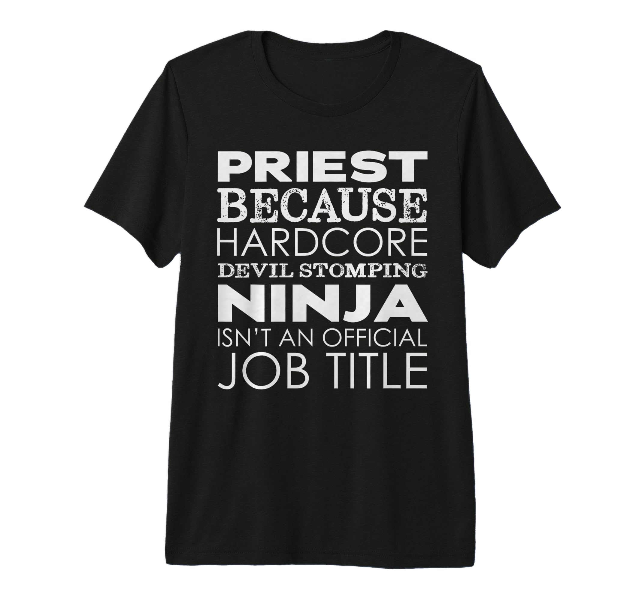 Funny Priest Ninja Premium Tri-blend T-Shirt