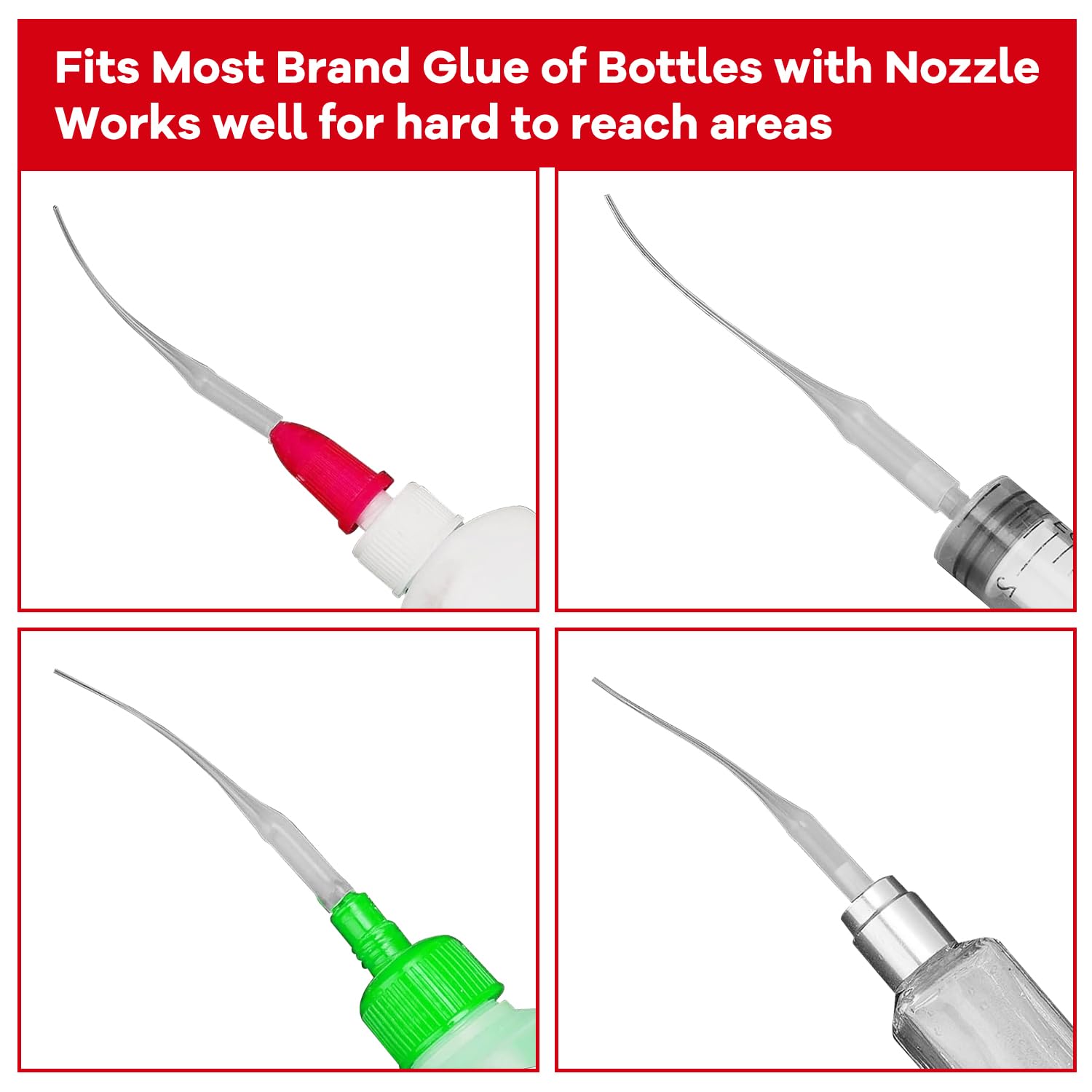 150 Pieces Glue Extender Precision Applicator Precision Micro CA Glue Tips For Bottles With Nozzle For Hobby, Crafting, Lab Dispensing