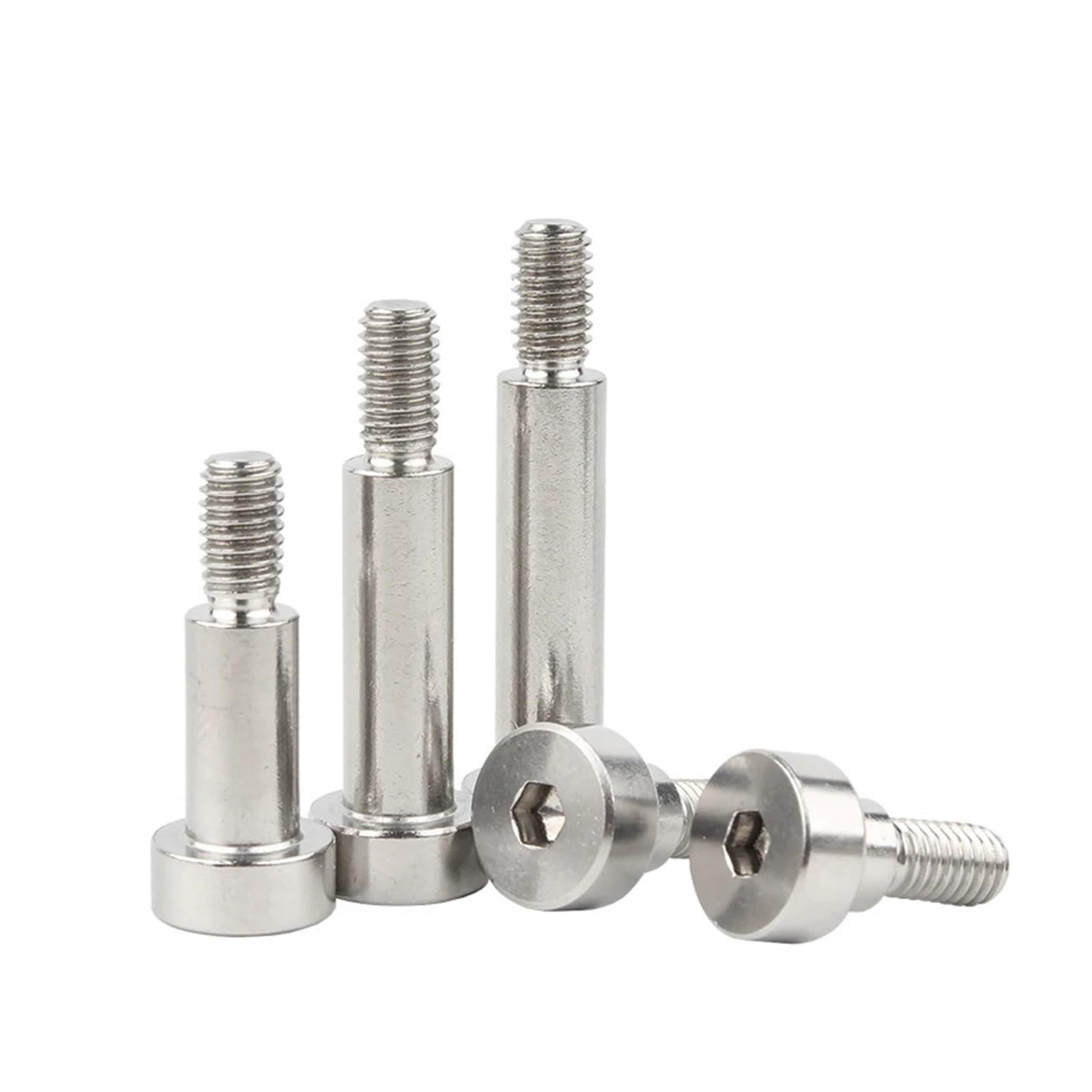 Tasselli Cartongesso Testa a esagono incassato esagonale da 1/2/5/10 pezzi | Bullone a vite con spallamento cuscinetto a rulli in acciaio inossidabile M2 .5 M3 M4 M5 M6 M8 M10 M12 304(8mm,D8x M6 (5pcs))