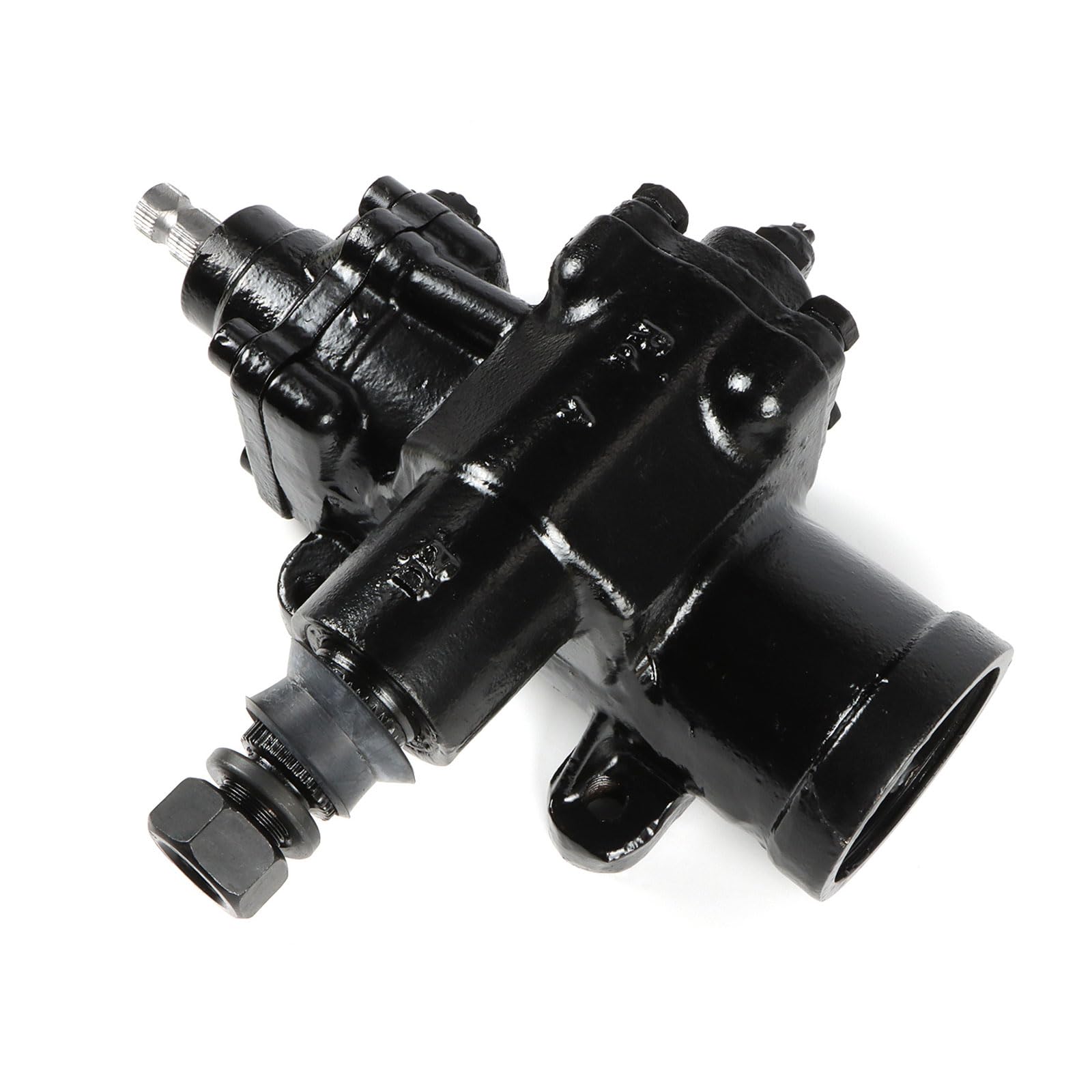 PANGOLIN 27-7616 Power Steering Gear Box Gearbox Assembly for Dodge Ram 1500 2500 3500 Heavy Duty 4WD with 4 Bolt Side Cover; Replace OE 277616 52106835AE 52106835AF 52106835AC 52121986AE 52121986AA