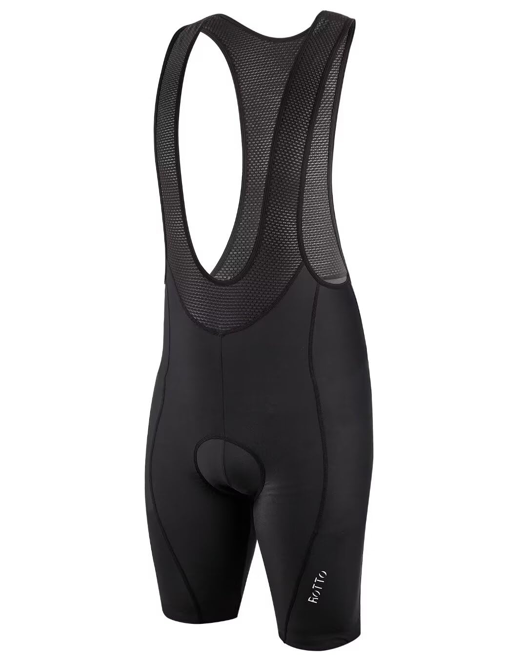 ROTTO Cuissard à Bretelles de Cyclisme pour Hommes, rembourré avec de l'éponge et du Gel pour Le vélo de Route et Le vélo de Montagne