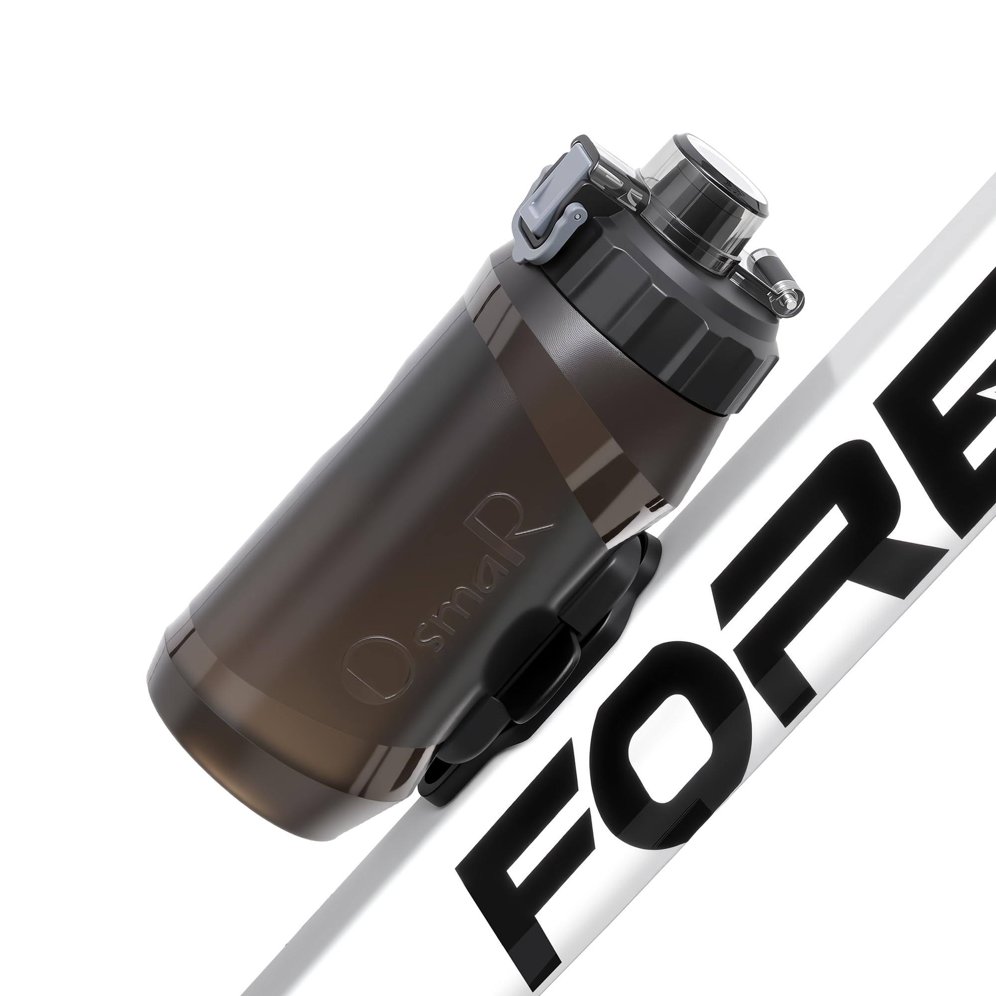OsmaR Magnetic Bike Water Bottle with Quick-Release Cage