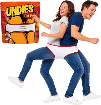 AIR GAG Two-Person Party Shorts Fun Apparel for Events, Games and Group Activities One Size Fits Most