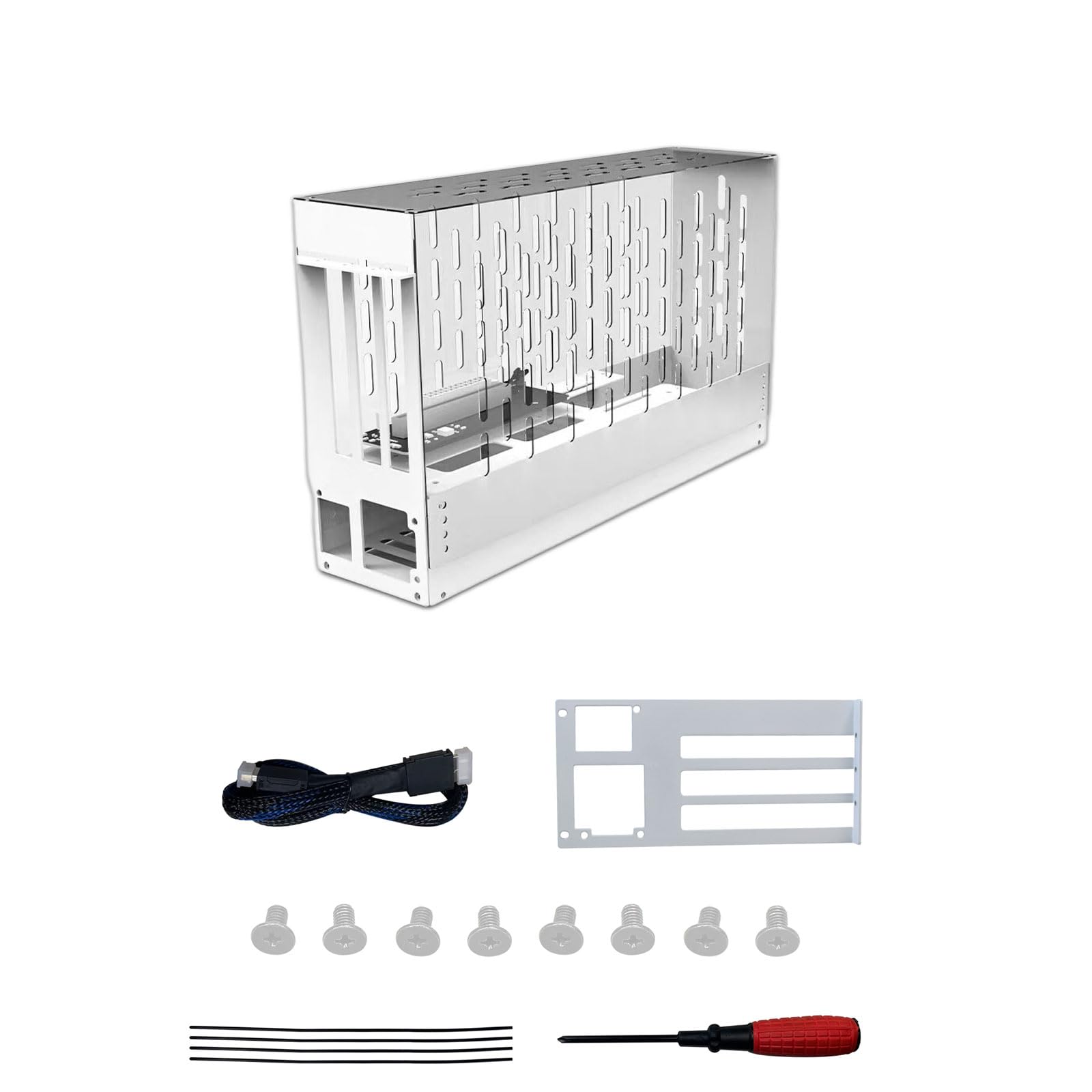 Caja externa para GPU de portátil con base gráfica externa PCIe 4.0 y cable 8