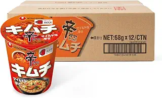 Nongshim 農心 公式 辛ラーメンカップ ラーメン (ケース品, キムチ) 12個 セット 辛ラーメン 韓国ラーメン 韓国カップラーメン 韓国カップ麺 辛ラーメンブランド カップラーメンオリジナル/トゥーンバ/キムチ/ブラック/焼きそば