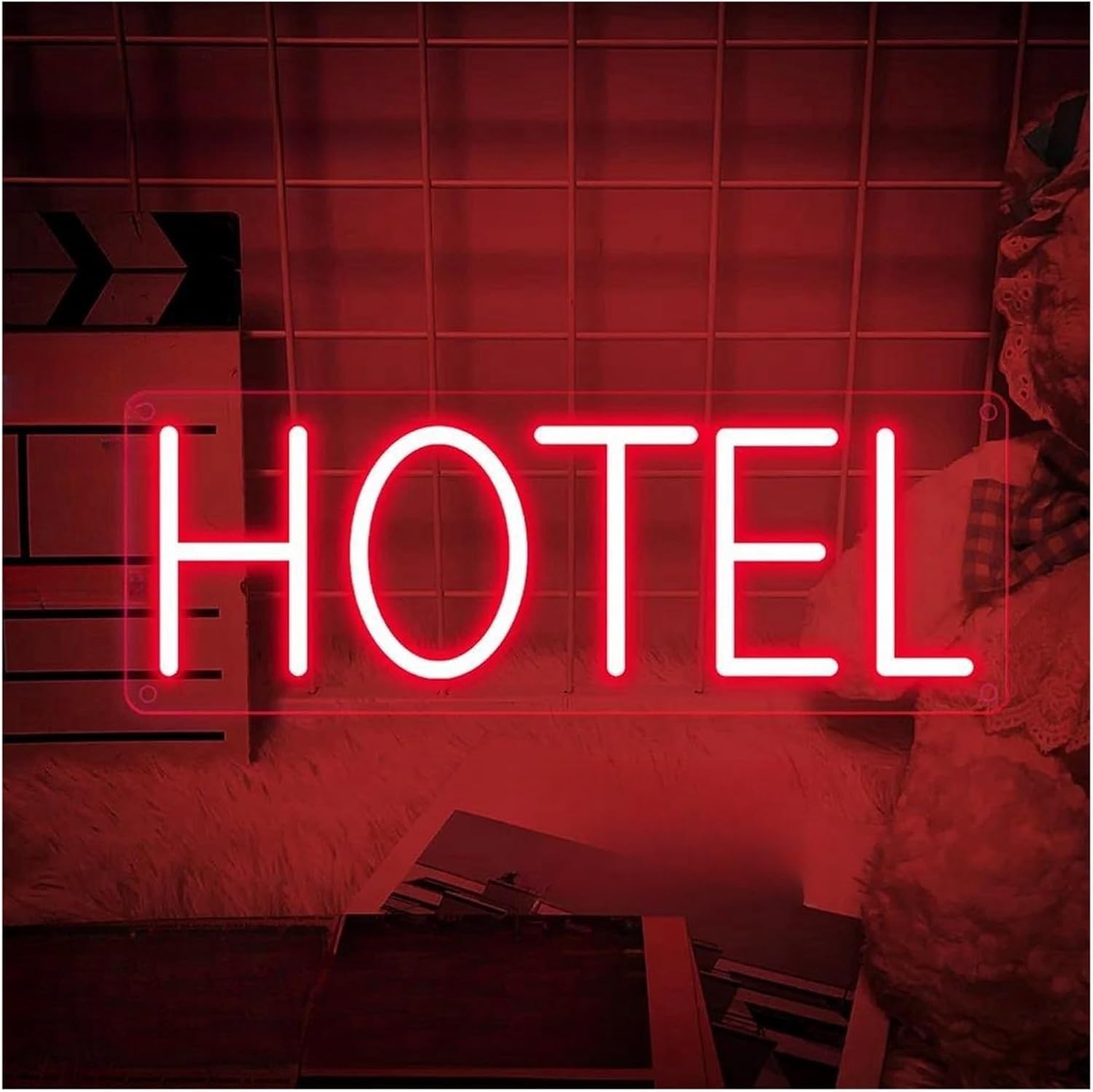 Zynther Neon lamp Neon Sign Led for Hotel, Wall Decor, Business, Open Lights(Une,50cmx18cm)