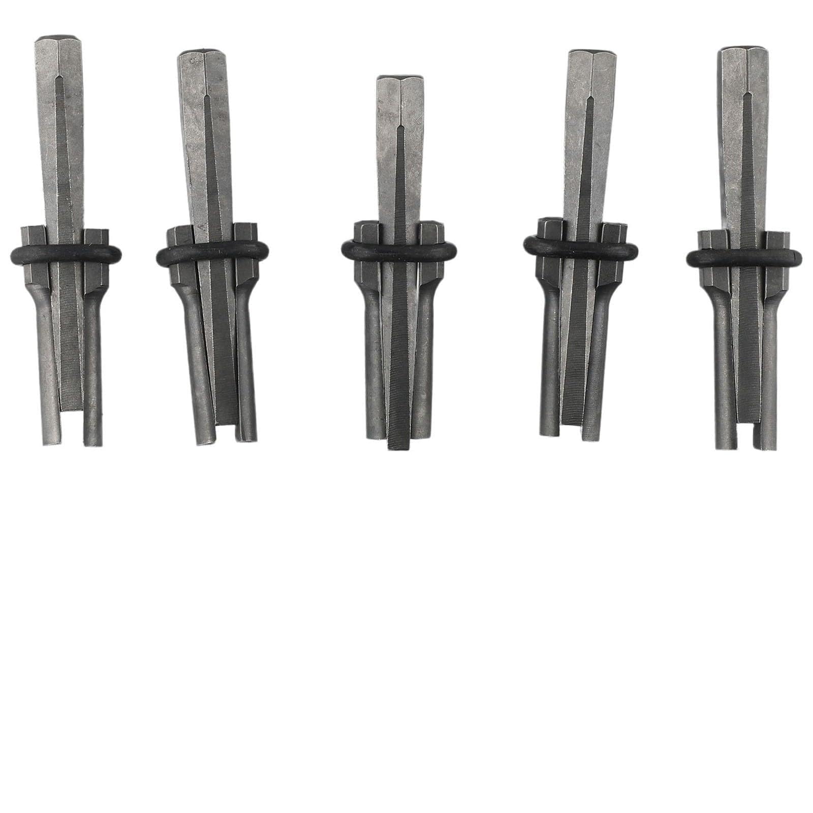 FABULETTA Para juego de 5 piezas de 5/8 "separadores de piedra, cuñas, cuñas de resorte, herramientas manuales para cortar piedra, roca, granito y hormigón