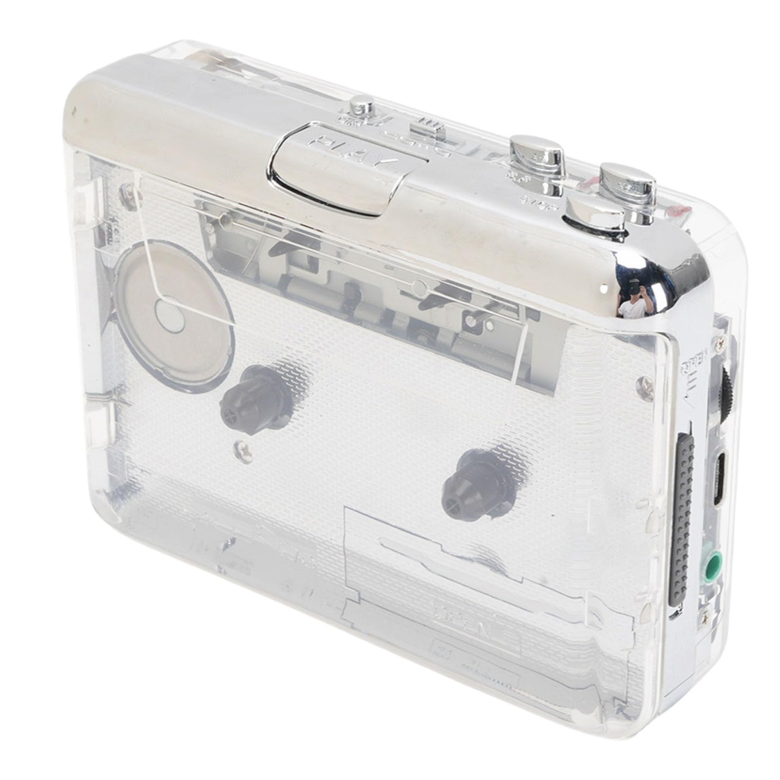 Topiky Cassetta Cassette Cassette su MP3 Converter, USB Cassette Tape Player Cattura Musica Audio MP3, Auto Reverse e Clear Stereo Cassette Tape Player, Audio Cassette a Digital