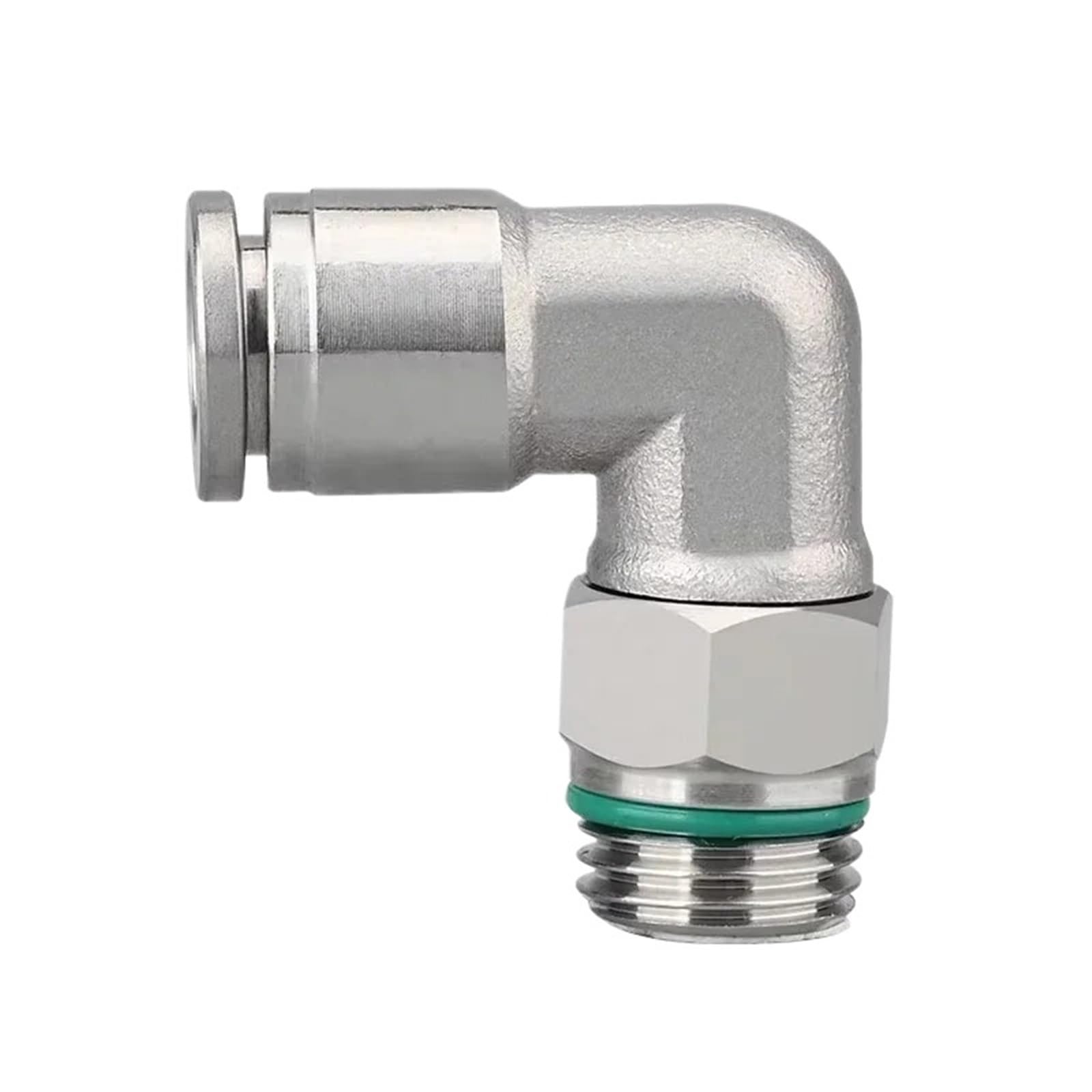 Conector Neumático 10/50/200 Uds. Conector de manguera neumática acero inoxidable 304 conector tubo aire PL 1/8 1/4 3/8 1/2 accesorios tubería liberación rápida(PL8-G03,50 Pcs)