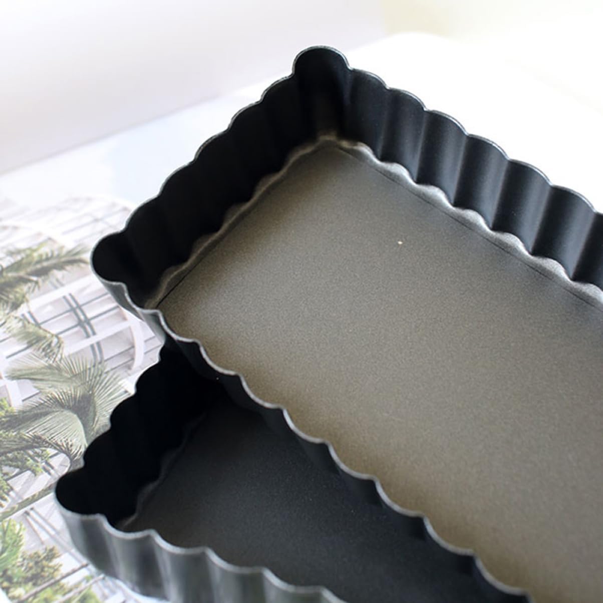 2Pcs Non Stick Aluminum Alloy Bread Molds Baking Pan for Toast and Cake Black Baking Dish Kitchen Essential for Home Baking