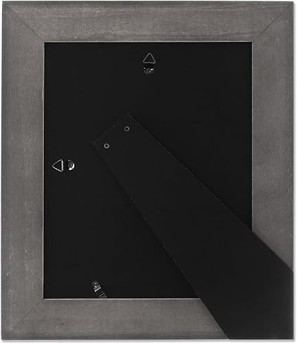 Miniatura 10 de Lawrence Frames Marco de fotos de madera gris envejecida de 5 x 7 pulgadas con blanco lavado