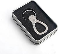 Vista 9 de Clip de llavero de mosquetón de titanio, 3 en 1, soporte para llavero múltiple, clip de liberación rápida de tamaño de palma EDC para regalo