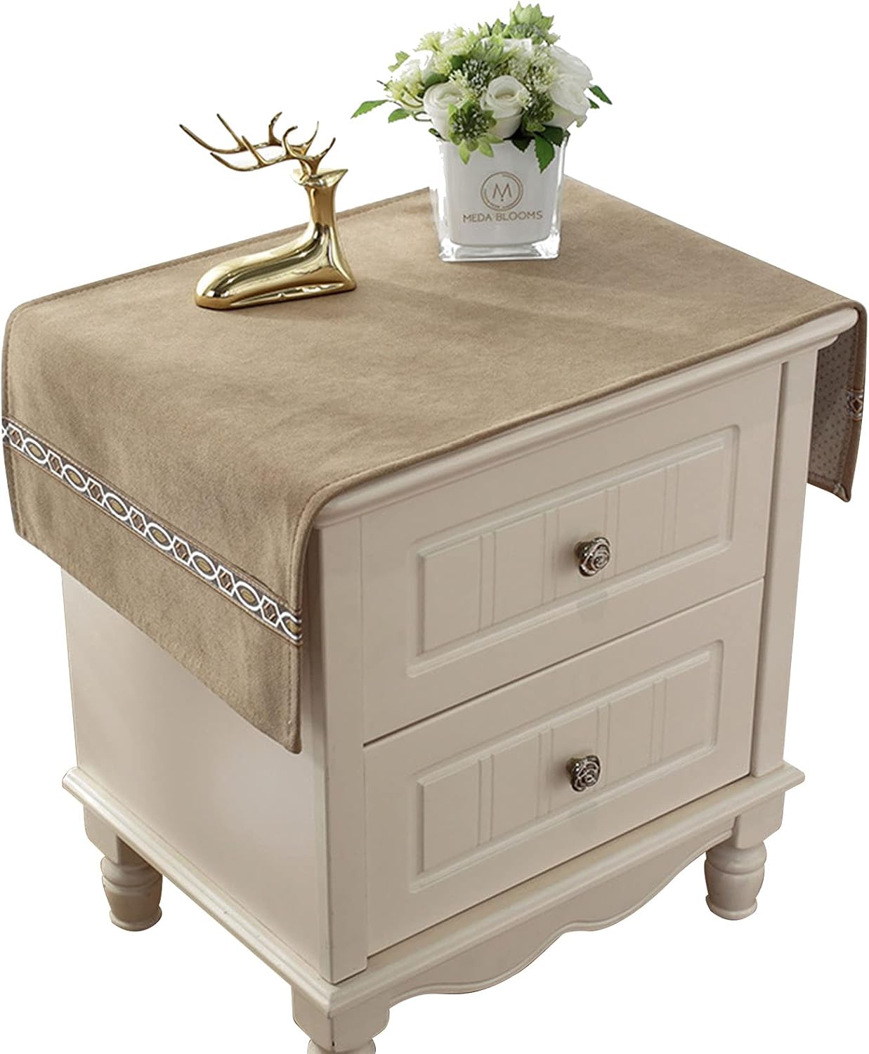 COMFEELING Bedside Tablecloth Table Dustcover Bedside