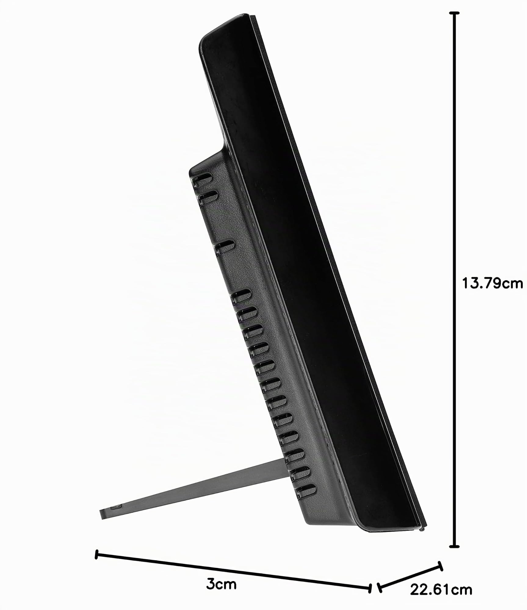 TFA Dostmann Weather Pro Station météo sans fil, 35.1161.01, avec anémomètre, pluviomètre, capteur extérieur, prévisions météo avec symboles, température int./ext., numérique, noir