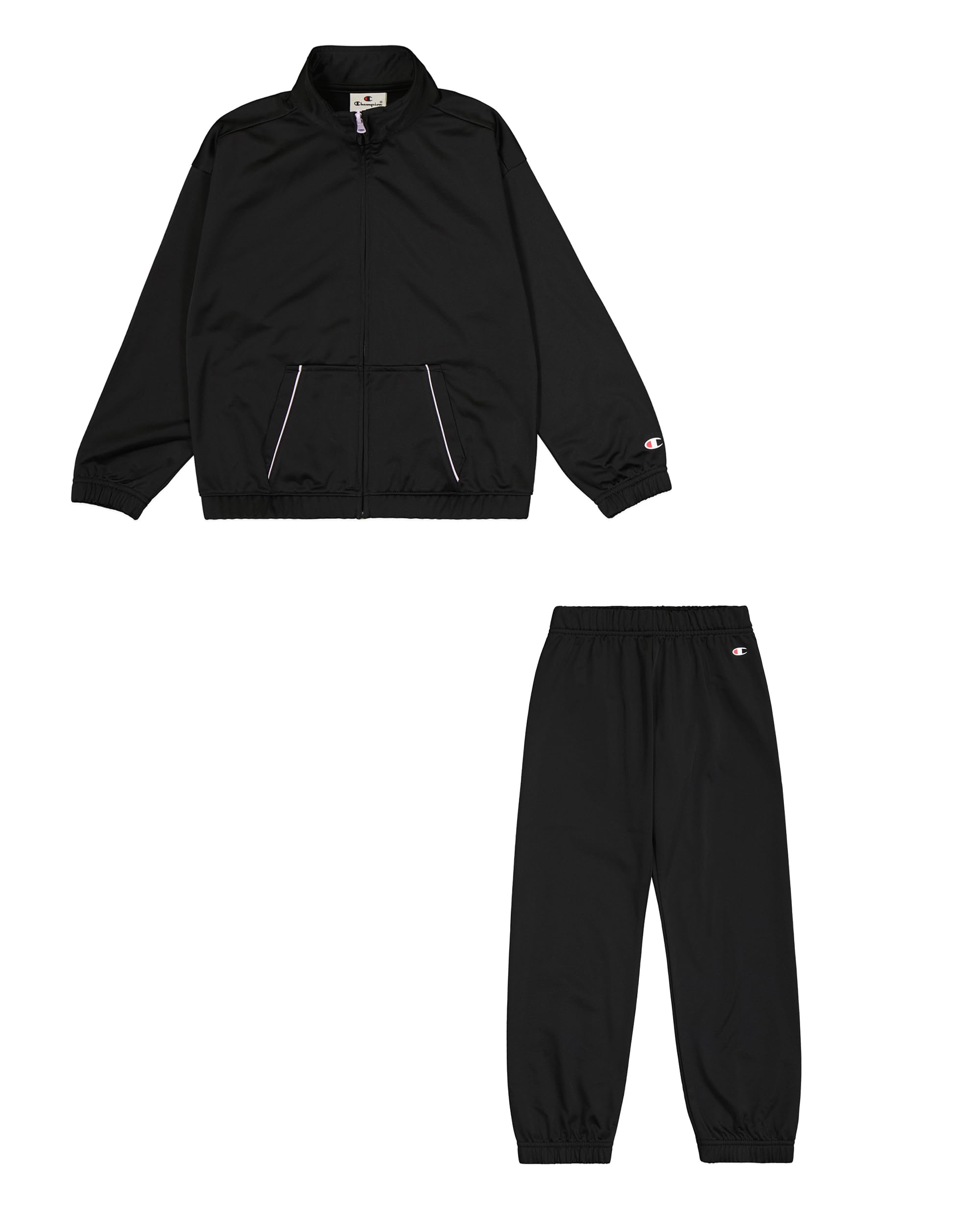 Champion Legacy Script Shop G (405048) - Special Polywarpknit Semi-dull High-neck Tuta sportiva Bambine e ragazze (Pacco da 1)