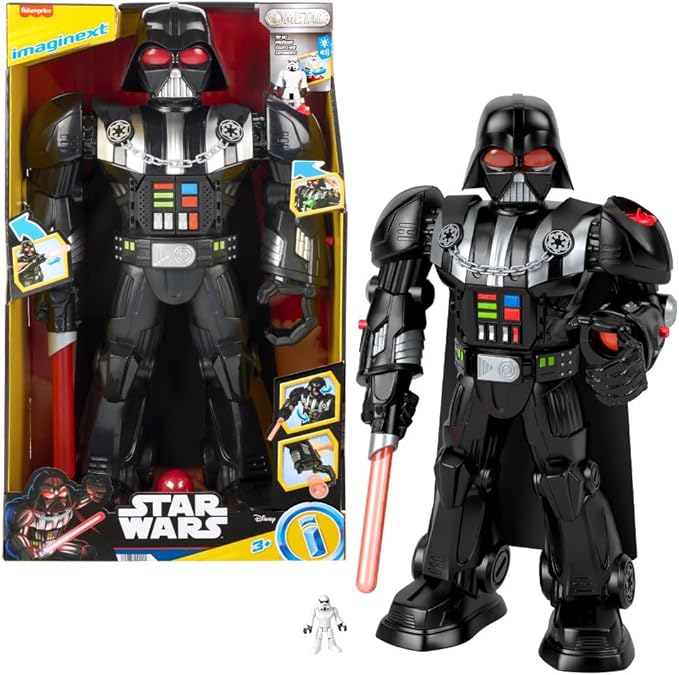 Disney and OpenAI Make Historic Agreement 7 61Mp4ljO5eL. AC SX679 Fisher-Price Imaginext Star Wars Darth Vader Bot 2+ Ft Tall Toy, Lights Sounds & Stormtrooper Metal Character Key for Kids Ages 3+ Years
