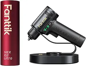 Fanttik E2 Ultra 3.7V Mini Electric Screwdriver-Red & K2 Ultra 7.4V Power Drill