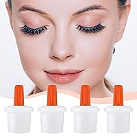 Vista 6 de Kit de 44 piezas de pegamento para pestañas, kit de tapas de pegamento para pestañas, puntas de boquilla, tapones para botellas, puntas de boca