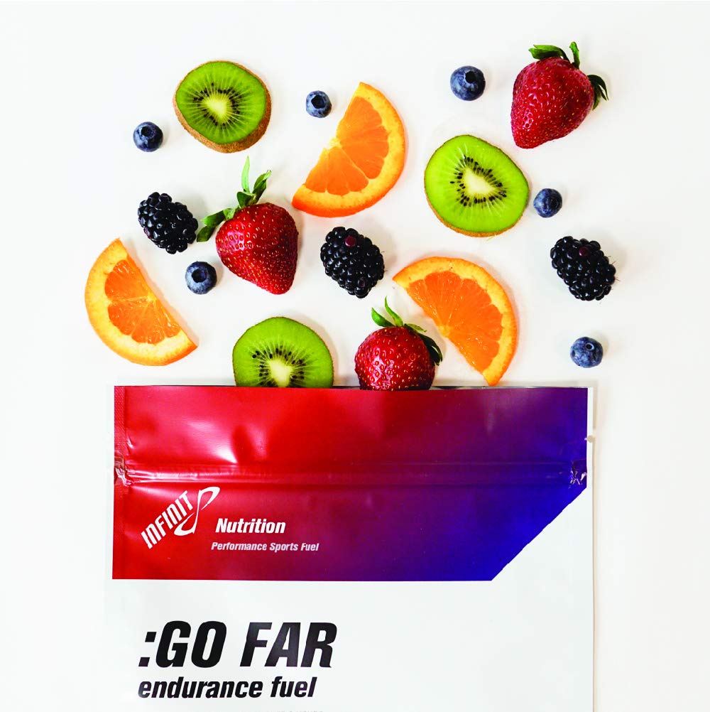 INFINIT Nutrition Go Far - Isotonic Endurance Sport Hydration Drink Mix - Natural Carbs, Electrolytes & Bcaa - Fruit Punch Flavor image 5 of 6 B07X12TWB2