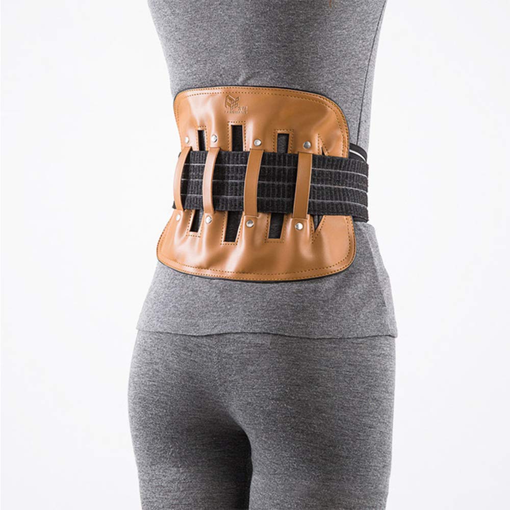 Cinturón Lumbar Soporte Lumbar, Soporte Lumbar para Aliviar el Dolor y Lesiones, Cinturon Lumbar Prevenir Daños, Faja Lumbar para la Espalda para Hombres,L