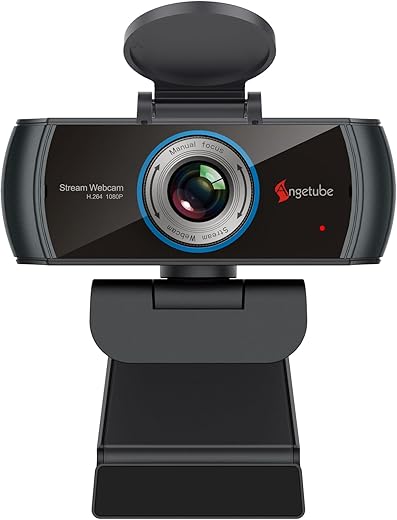 Angetube HD Live Streaming Webcam 1080P 2.0 Megapixel with Double Microphone Video Calling Recording Stream Camera Works with Xbox One Support…