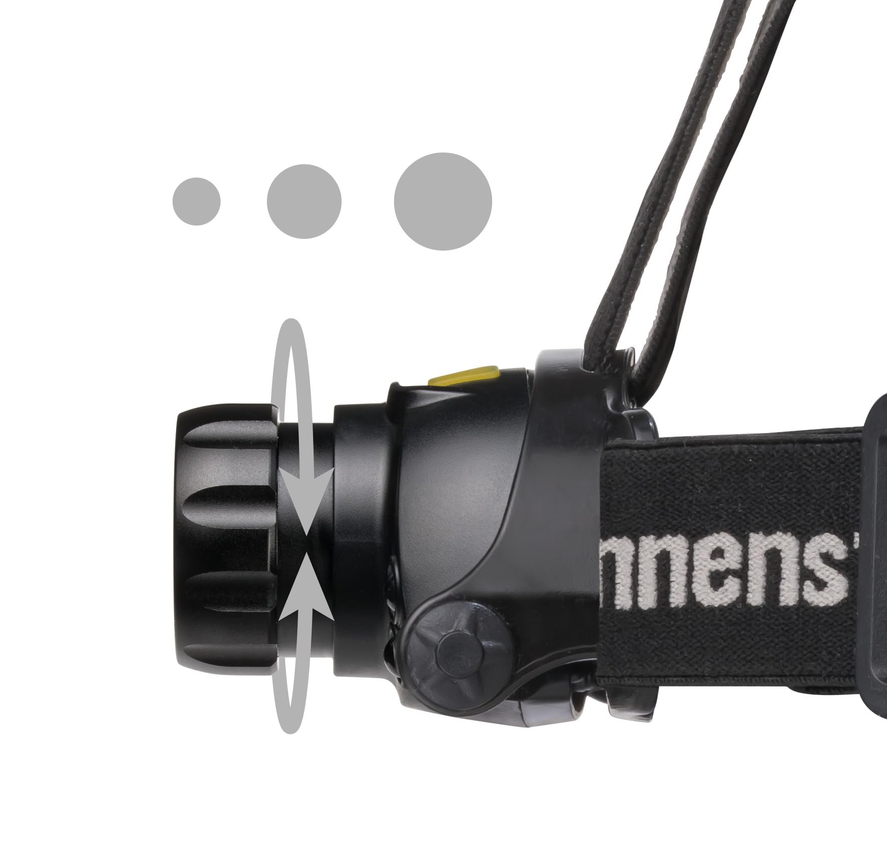 Brennenstuhl LuxPremium SL 401 AF Lampe frontale LED rechargeable avec capteur (lampe frontale USB C avec lumière rouge pour l'extérieur IP44, avec LED OSRAM, 400 lm, jusqu'à 50 h de durée