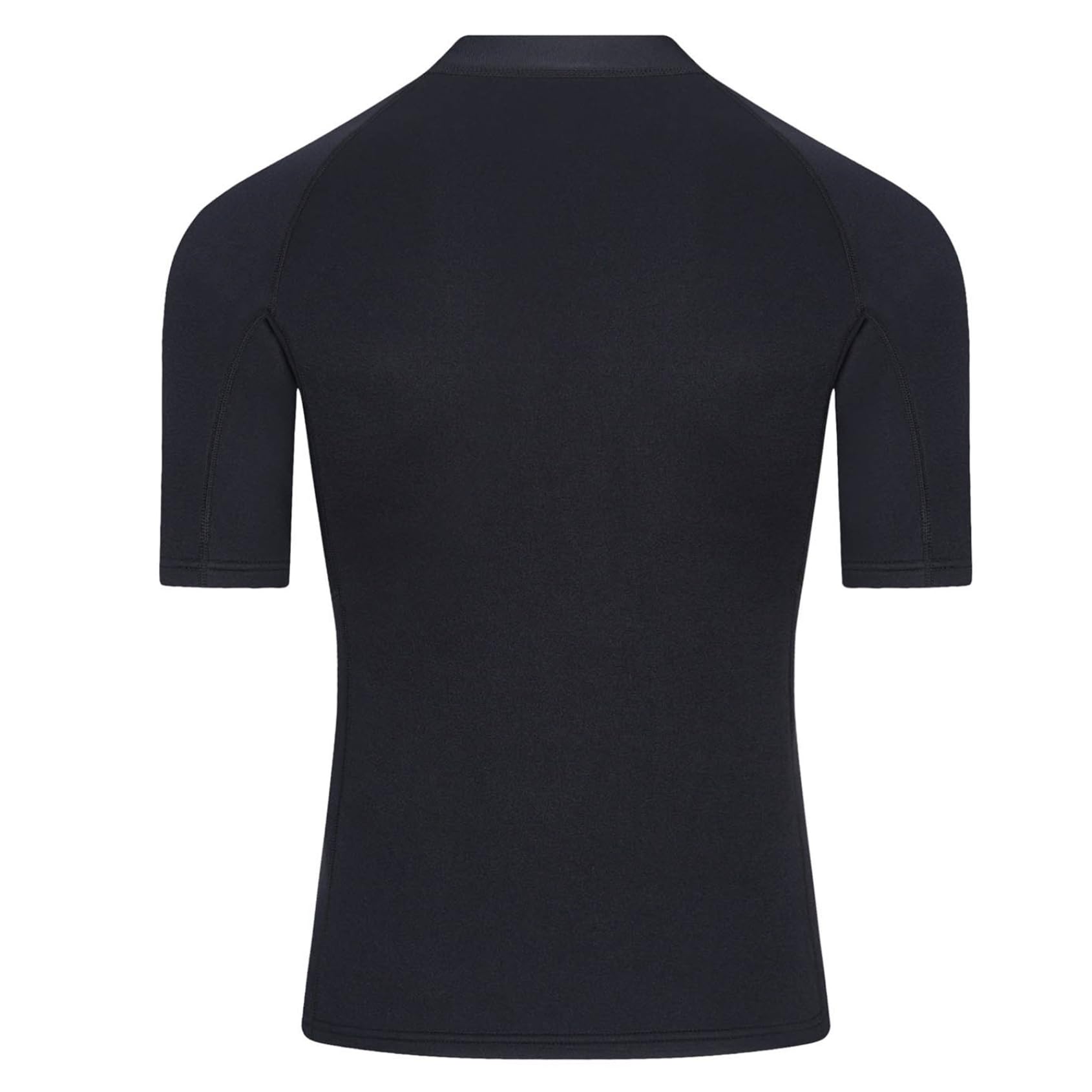 Herren Neopren Shirt Schwimmen Tauchen Schnorcheln 2mm Neoprenanzug Oberteil Kurzarm Wetsuit Top mit Zipper Sonnenschutz