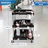 LUXOR MC-3 Mechanic's Three-Shelf Cart