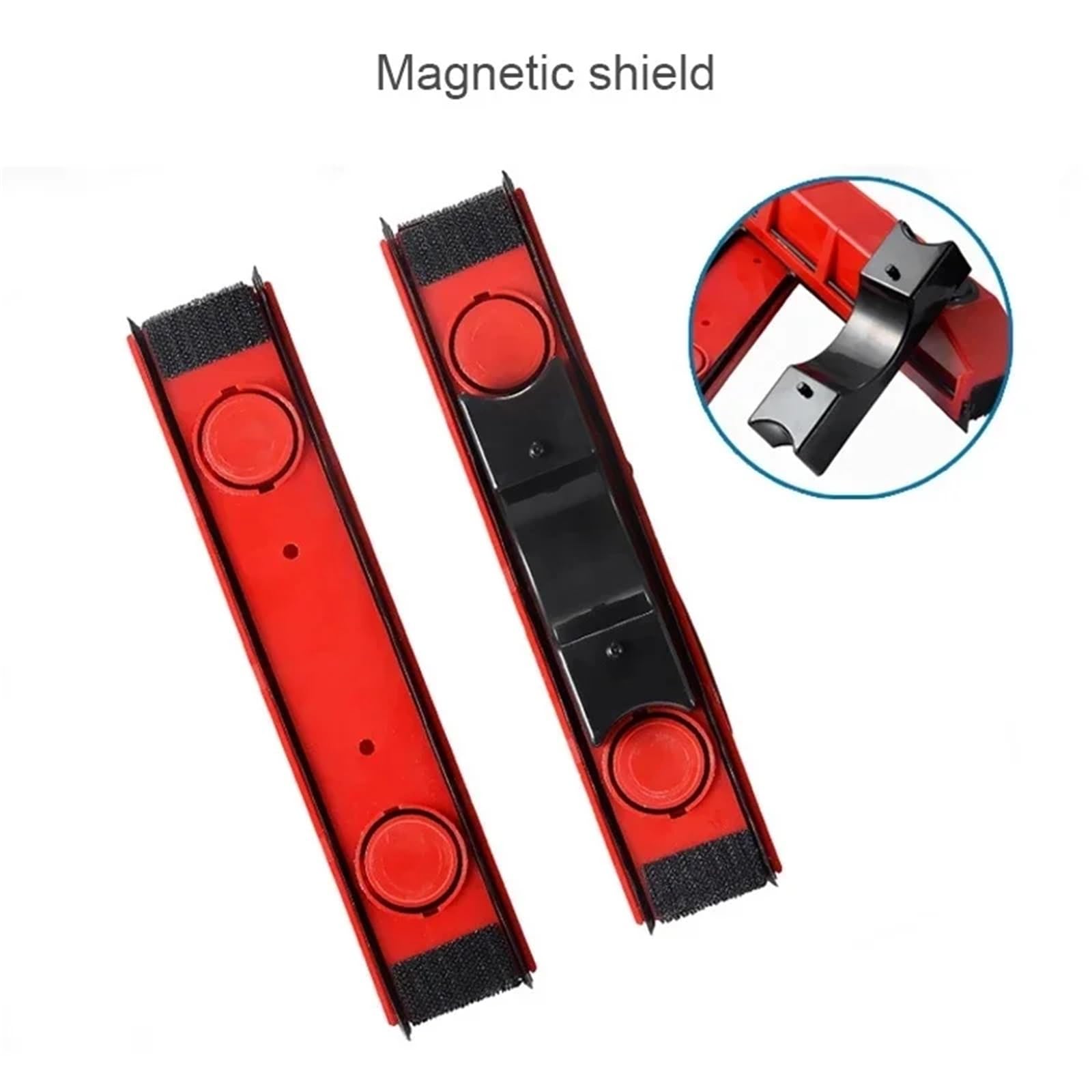Limpiacristales magnético para cristales, limpiaparabrisas de doble cara, herramienta para la limpieza de cristales de automóviles y casas de rascacielos (20-28 mm)