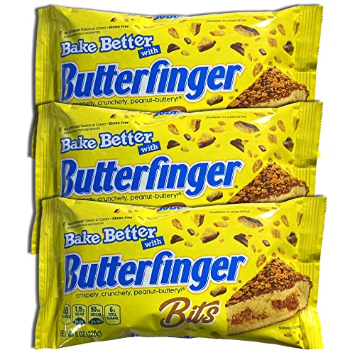 Baking Bits By Butterfingers Bundled By Tribeca Curations | 8 Oz Bag | Value Pack Of 3 #TOP2