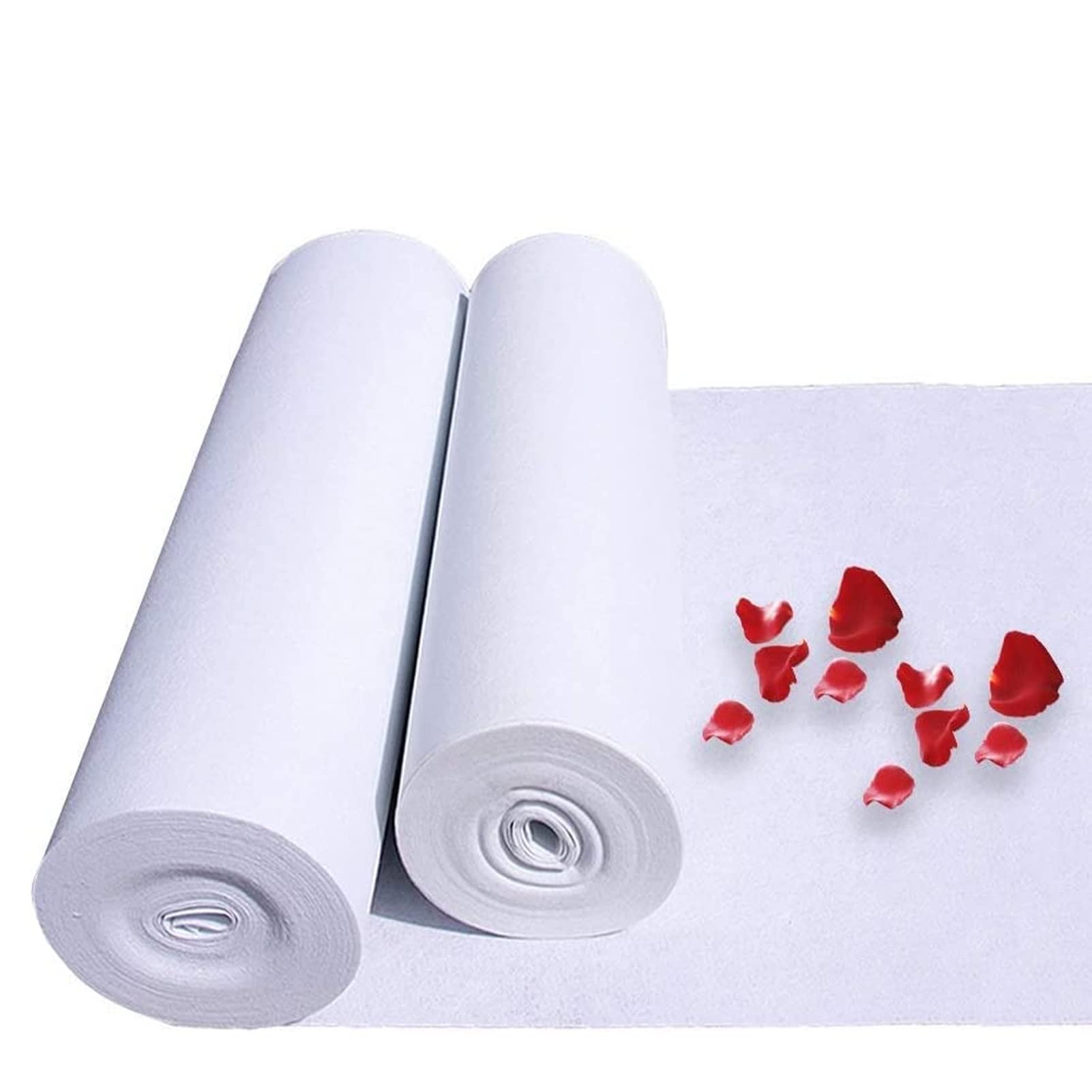 Tappeto Runner Per Navata Nuziale - Bianco, 1.2x20m, Poliestere - Per Matrimoni, Eventi, Decorazioni - Foto 10