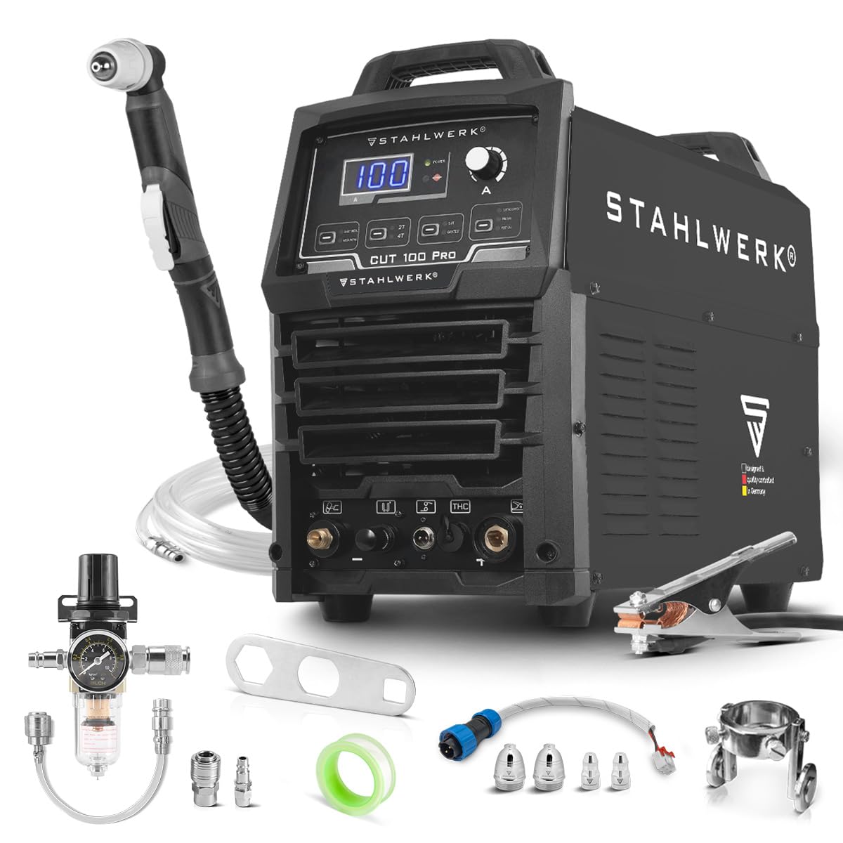 STAHLWERK Plasmaschneider CUT 100 Pro – Vollausstattung
