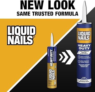 Liquid Nails LN-903 12 Pack Heavy Duty Construction Adhesive, Tan
