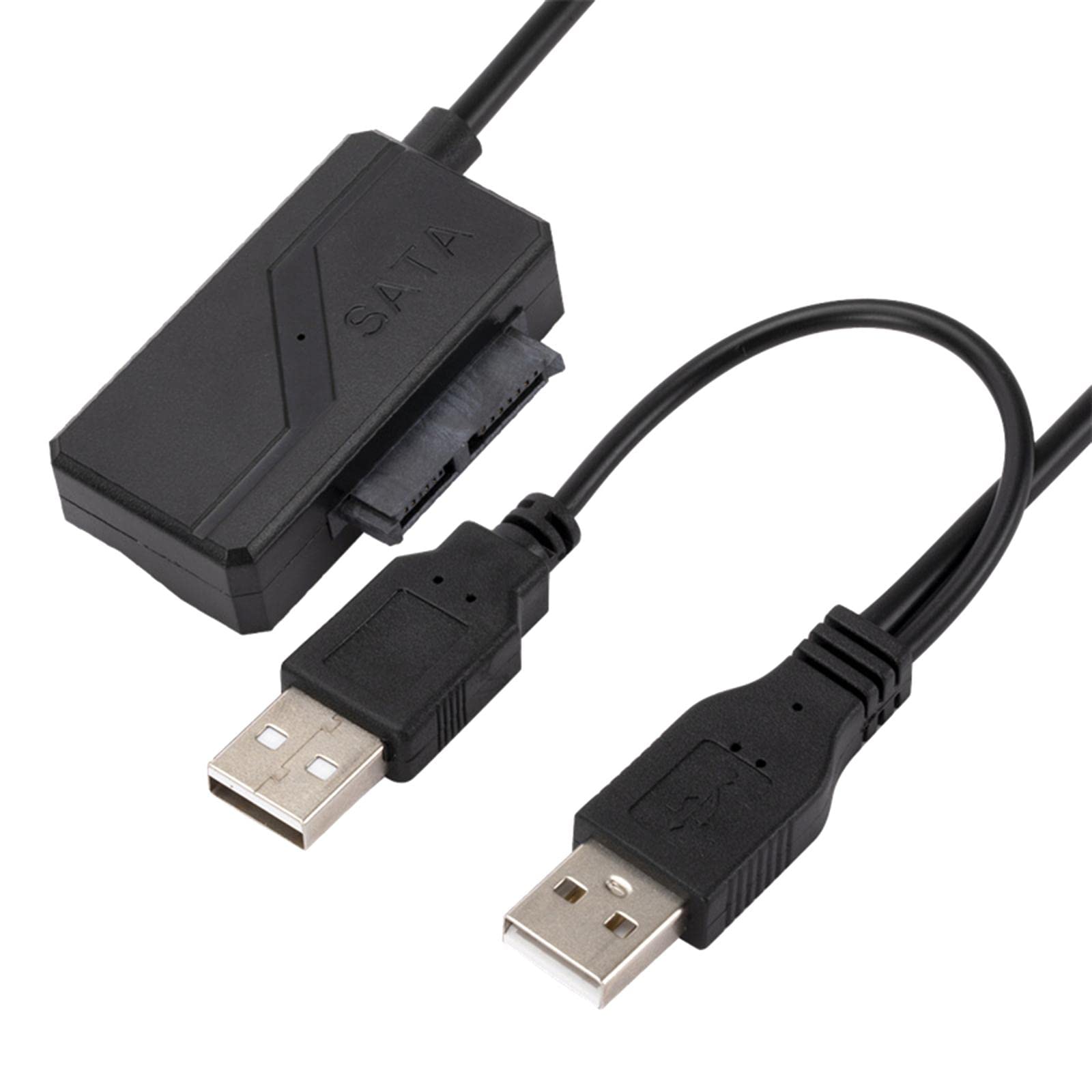 CALANDIS® USB 2.0 to Sata 7+6 13Pin Cable Laptop Cd-ROM DVD-ROM with Power Supply-image-49