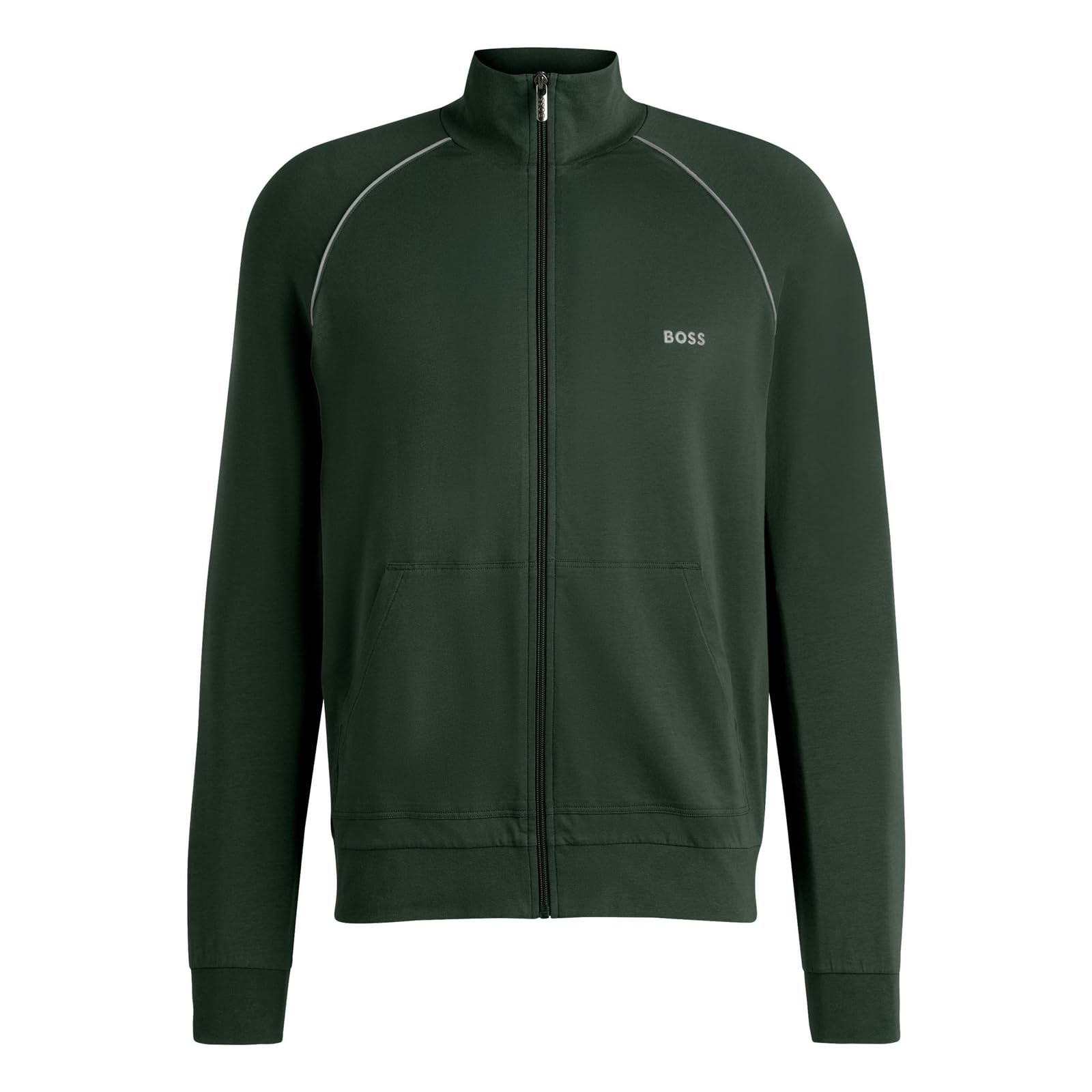 BOSS Men's Loungewear Jacket, Open Green, XL